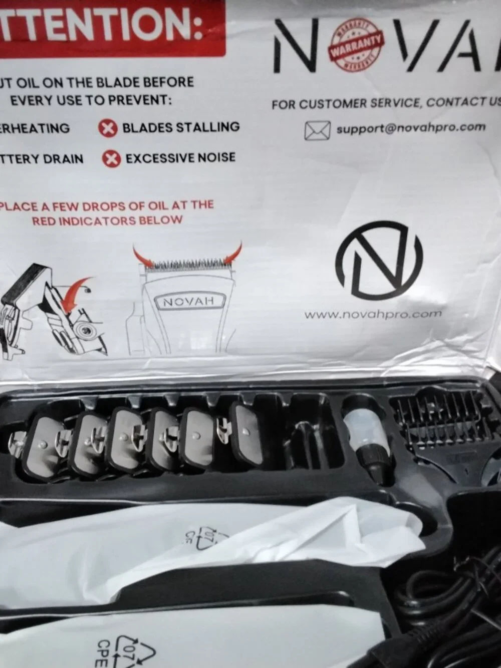 NOVAH Professional Clippers/Trimmer for Barbers - Picture 1 of 8